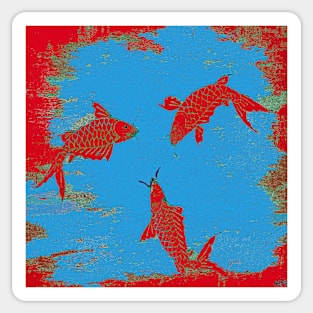 Koi Fish Joy Fish #2 Sticker